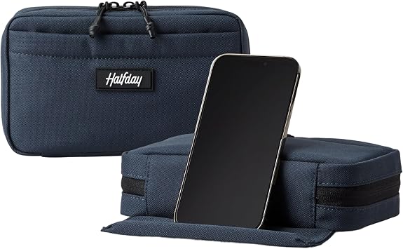 Halfday Sidekick Tech Organizer Kit Splash-Resistant Case, Marine