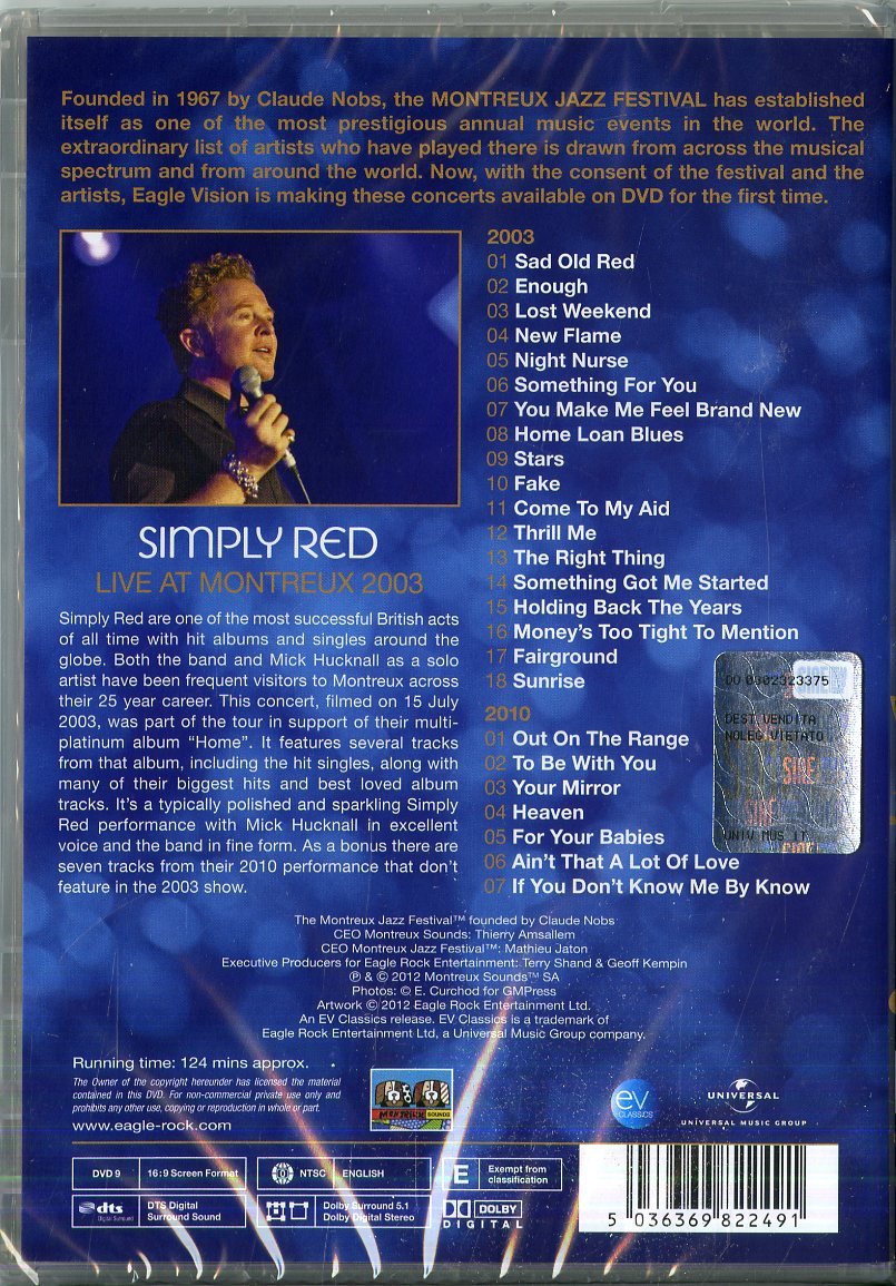 Simply Red - Live at Montreux 2003