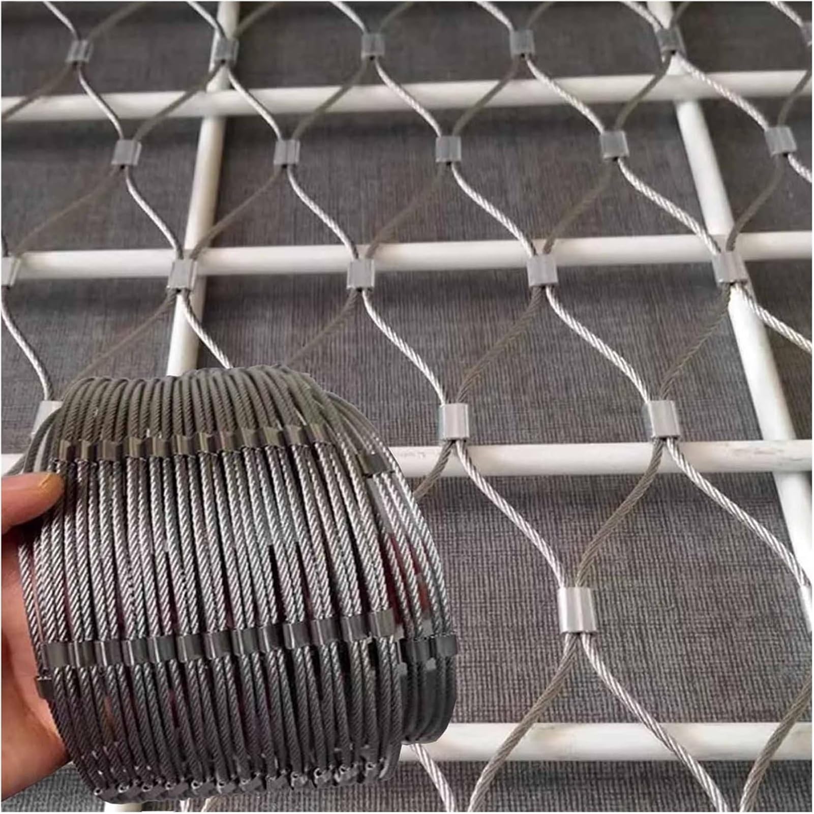 Malla de alambre de pollo de acero inoxidable 304, valla resistente para gallineros, protección de animales, seguridad en el jardín (1,2 x 26 m)