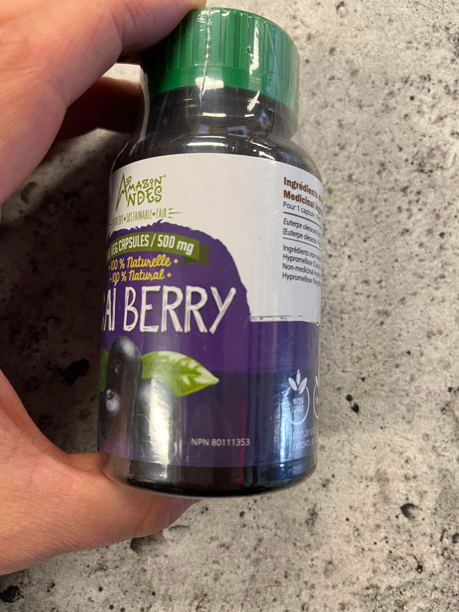 Amazon.com: Amazon Andes Acai/Açai 莓果膠囊(尤特普耐藥性) – 豐富的