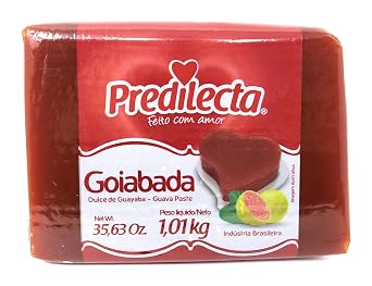 Predilecta Guava Paste - 35.63oz,Goiabada Predilecta - 1.01kg - PACK OF 01