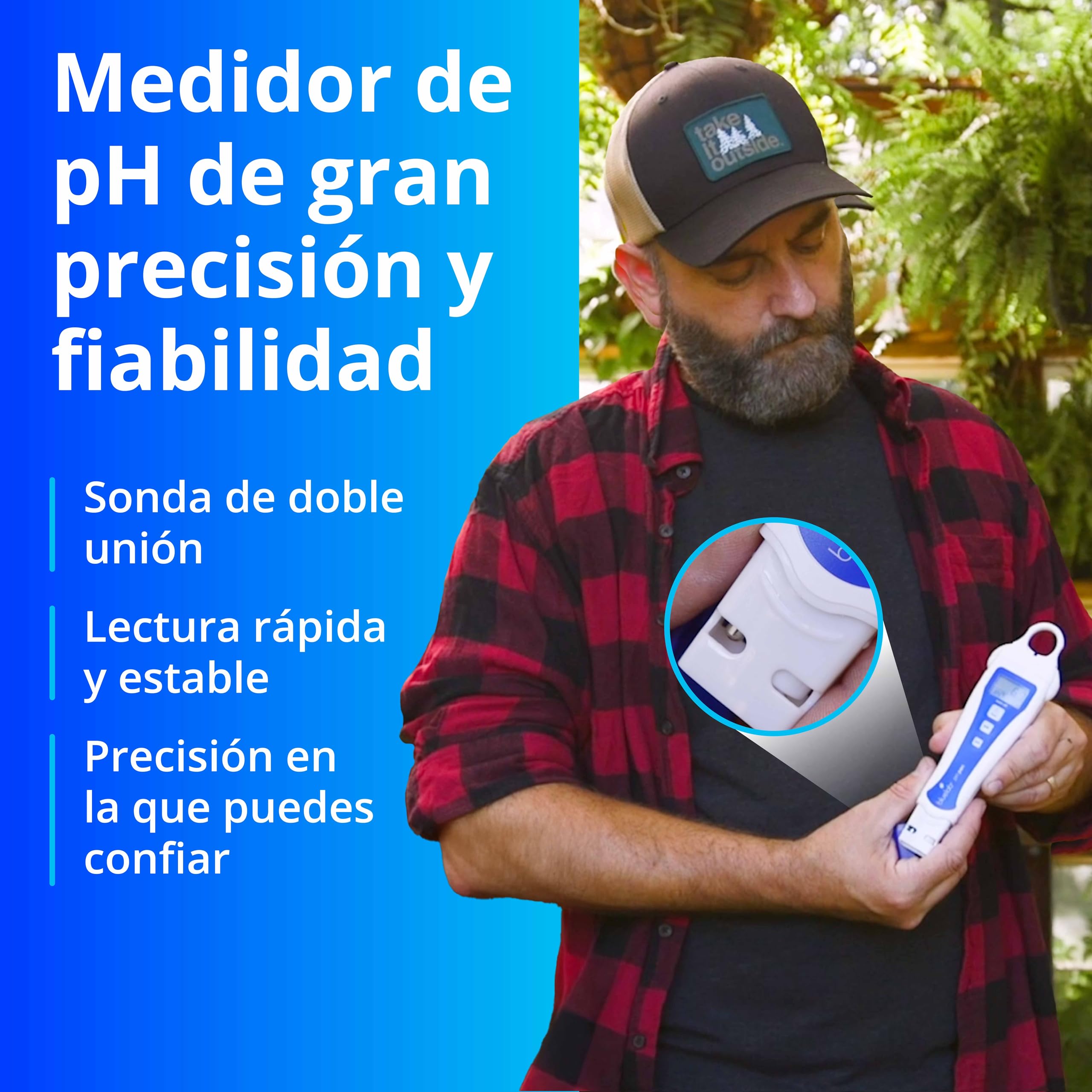 Bluelab PENPH pH Pen - medidor digital para agua - 100% resistente al agua, fácil calibración, sonda de doble conexión: más precisión y mayor duración