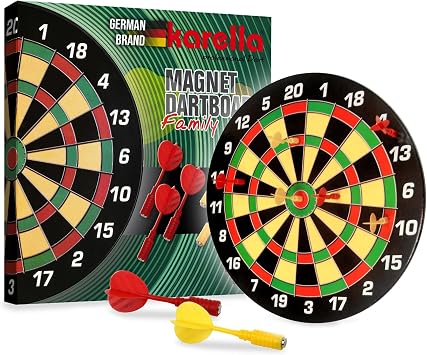 Karella Cible de Fléchettes Magnétique 40 cm Haut de Gamme