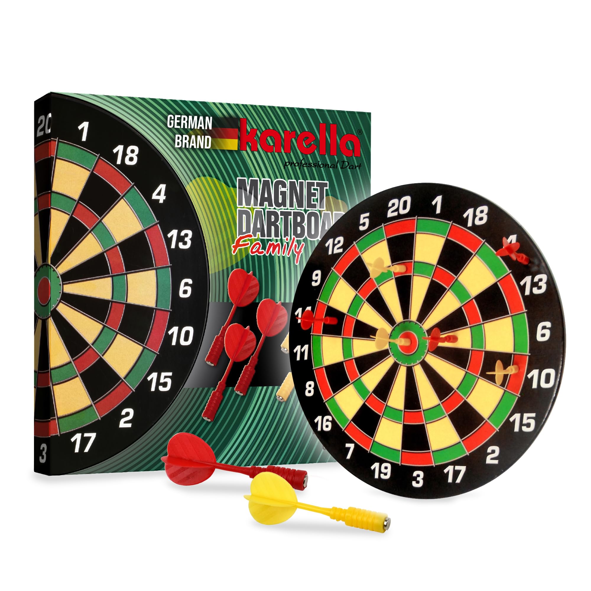 m Karella Mini Magnetic Dart Board, Magnetic Target Disk, Diameter