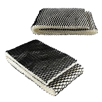 HQRP 2-pack Wick Filter compatible with Kaz 3000, 3300, 3400, EV710 Evaporative Humidifers, WF1 WF-1 Replacement