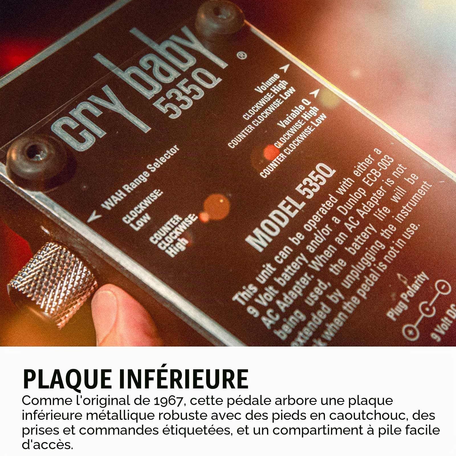 Pédale Dunlop Wah Wah - Noir