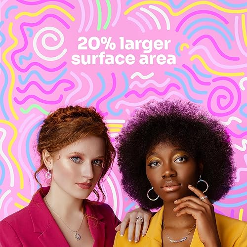 Miniatura 5 de Wet Brush Paddle Detangler cepillo para el cabello, espuma de marcoral (Feel Good Ombre), cerdas IntelliFlex ultrasuaves con diseño AquaVent - Ideal