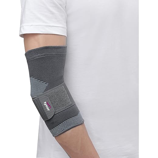 TYNOR Elbow Support - Stability & Relief Grey Medium