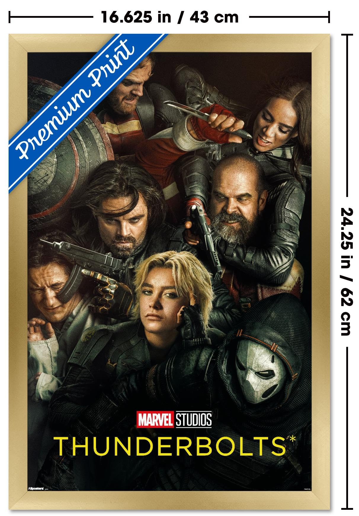 Amazon.com: Marvel Thunderbolts (2025) - Teaser One Sheet Wall