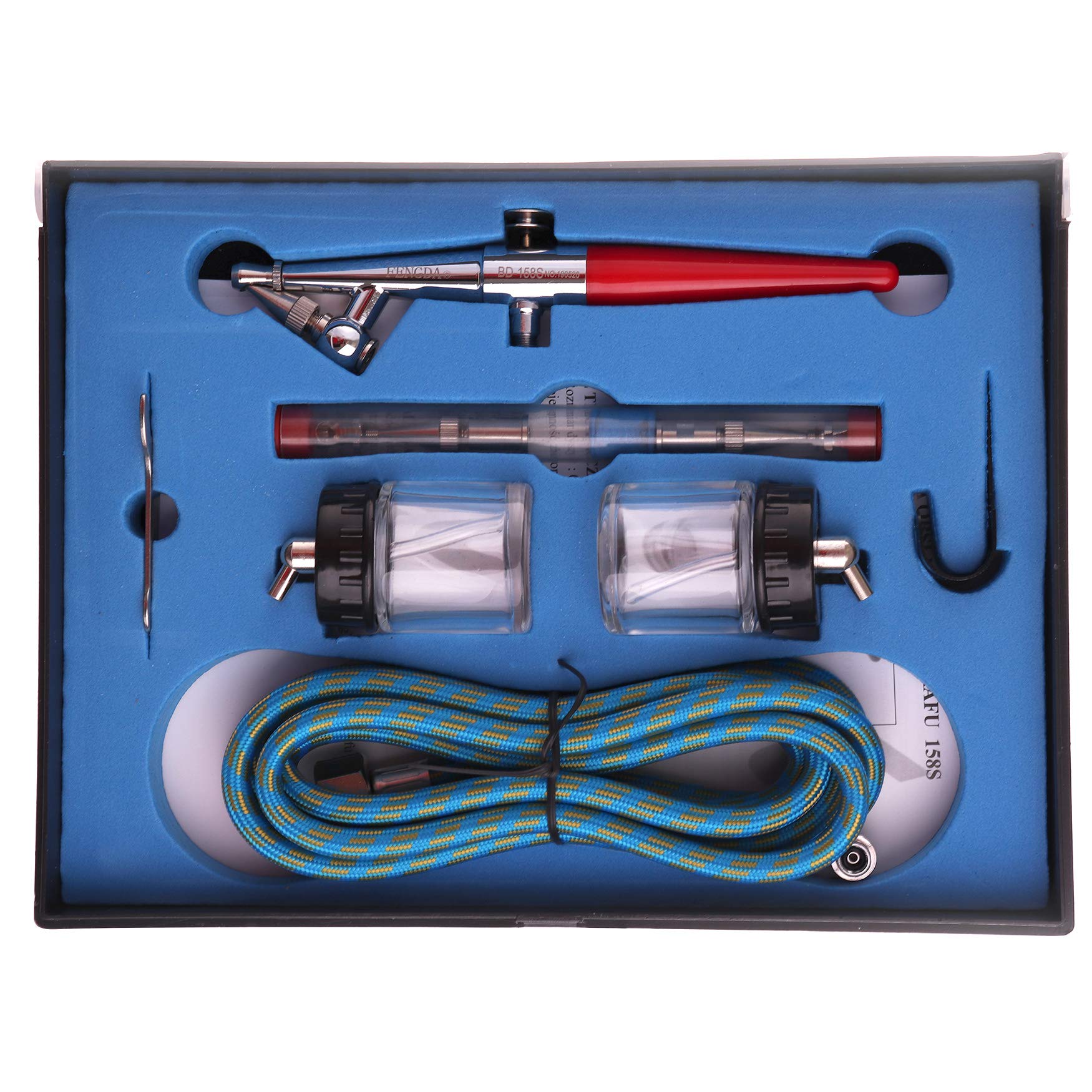 Aérographe Modčle 158S Buse-Aiguille 0,5 0,8 1,0 mm avec Tuyau Mini Pistolet a Peinture