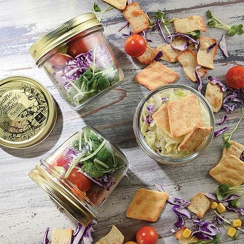 Miniatura 4 de Bormioli Rocco Tapas de repuesto de metal para frascos Quattro Stagioni, frascos preservativos, herméticos y resellables, para alimentos en frascos,