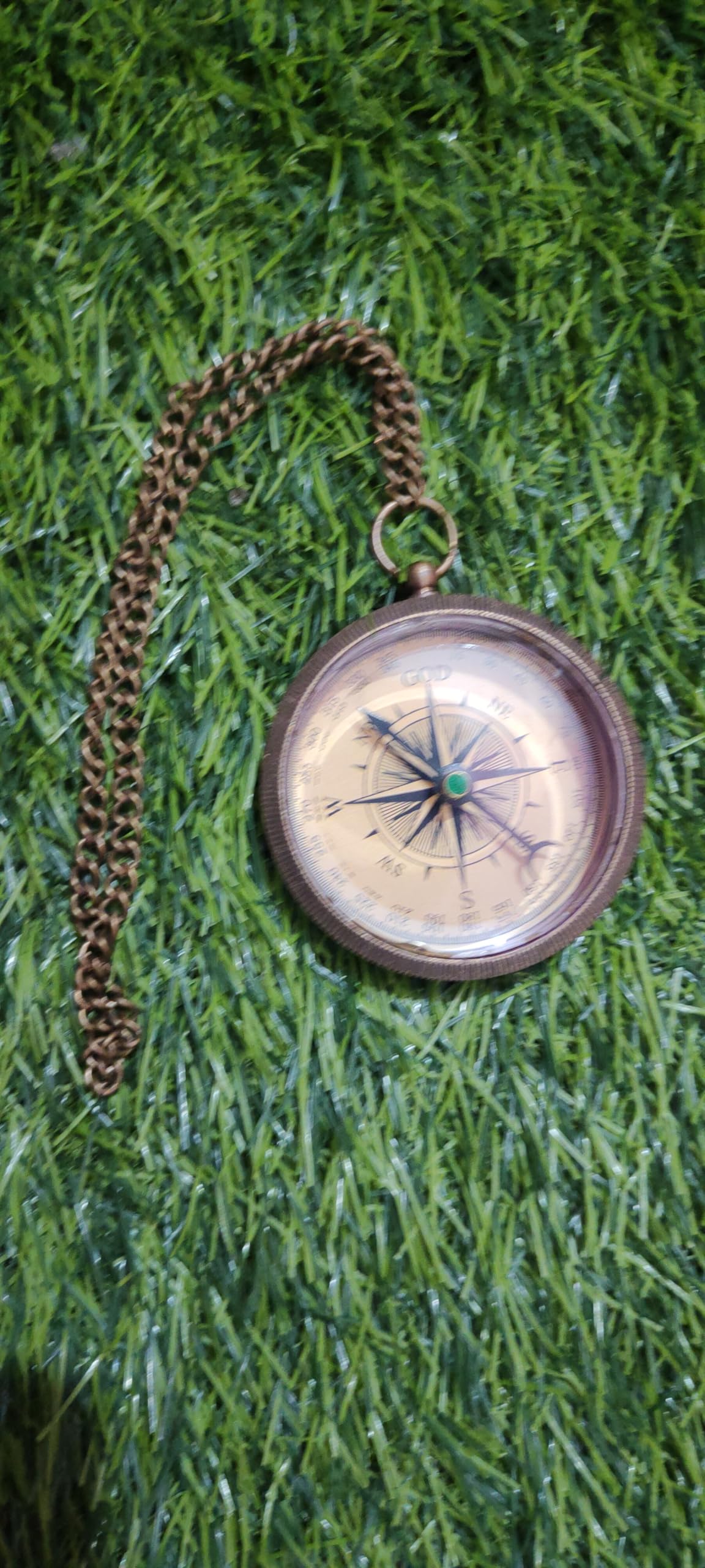 Antique Brass Locket Compass 2inch, Directional Pocket Compass, Camping Equipment, Boat Compass for-picture-31