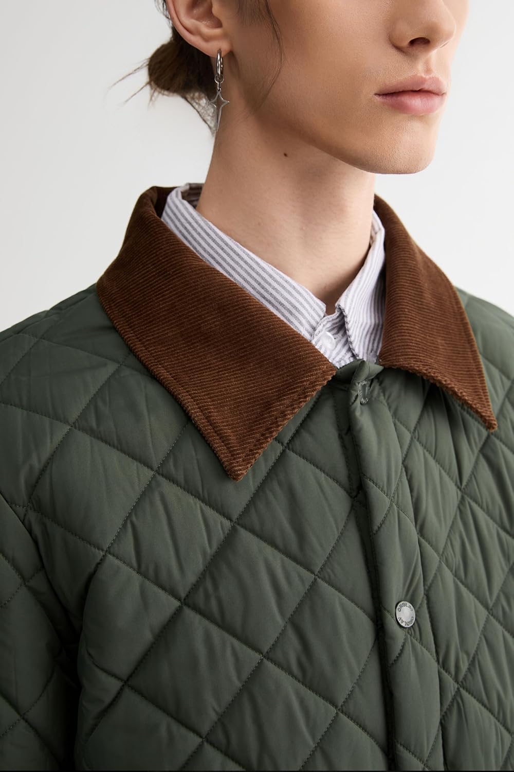 Orolay Men's Lightweight Quilted Puffer Jacket Water Repellent Barn Coat Casual Outerwear with Pockets - Image 7