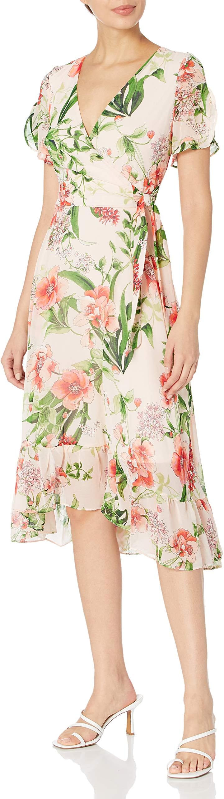 Karl Lagerfeld ParisWomen's Short Sleeve Midi Dress