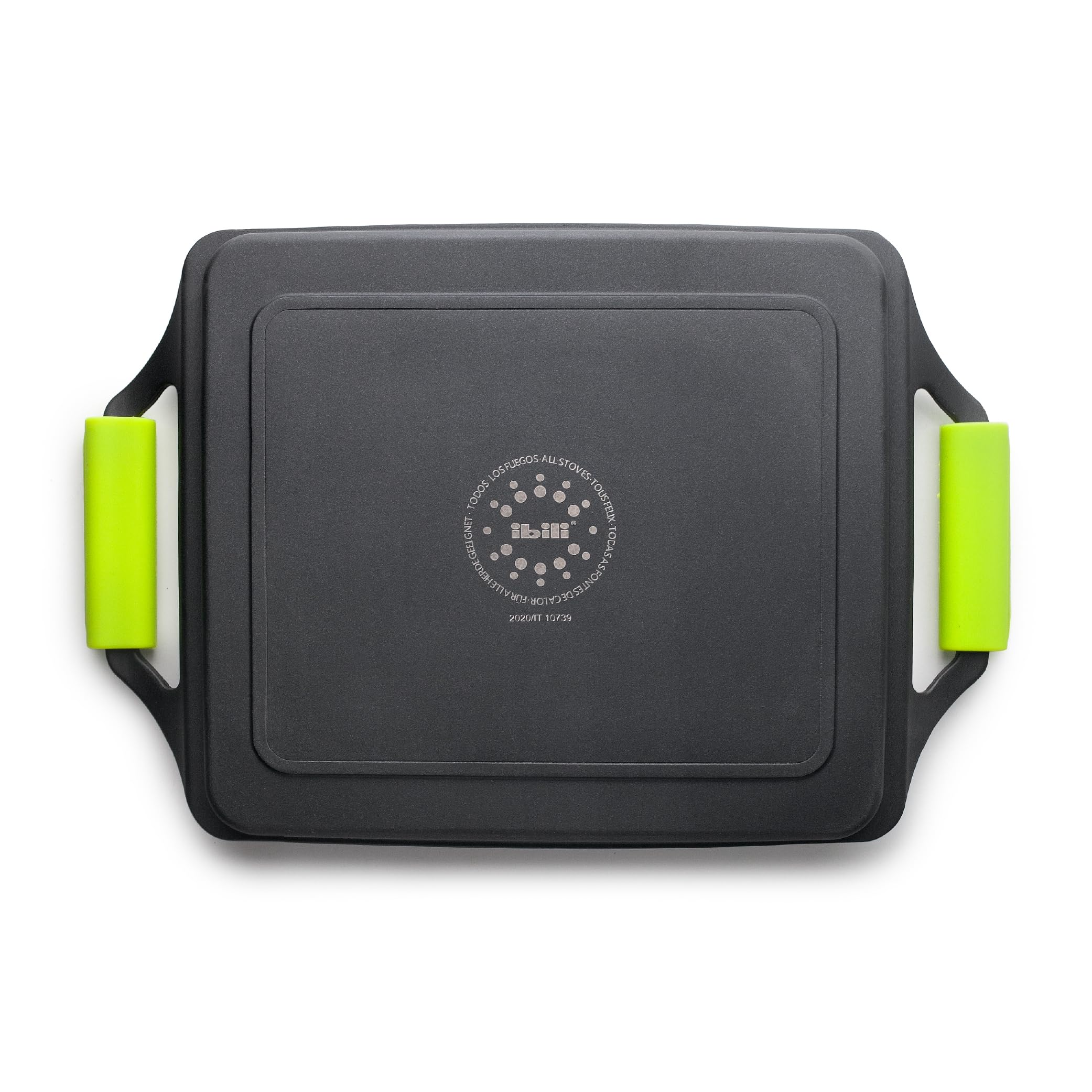 IBILI, Grill piastra New Essential, 27 x 24 cm, alluminio fuso, antiaderente, adatta ai piani a induzione.