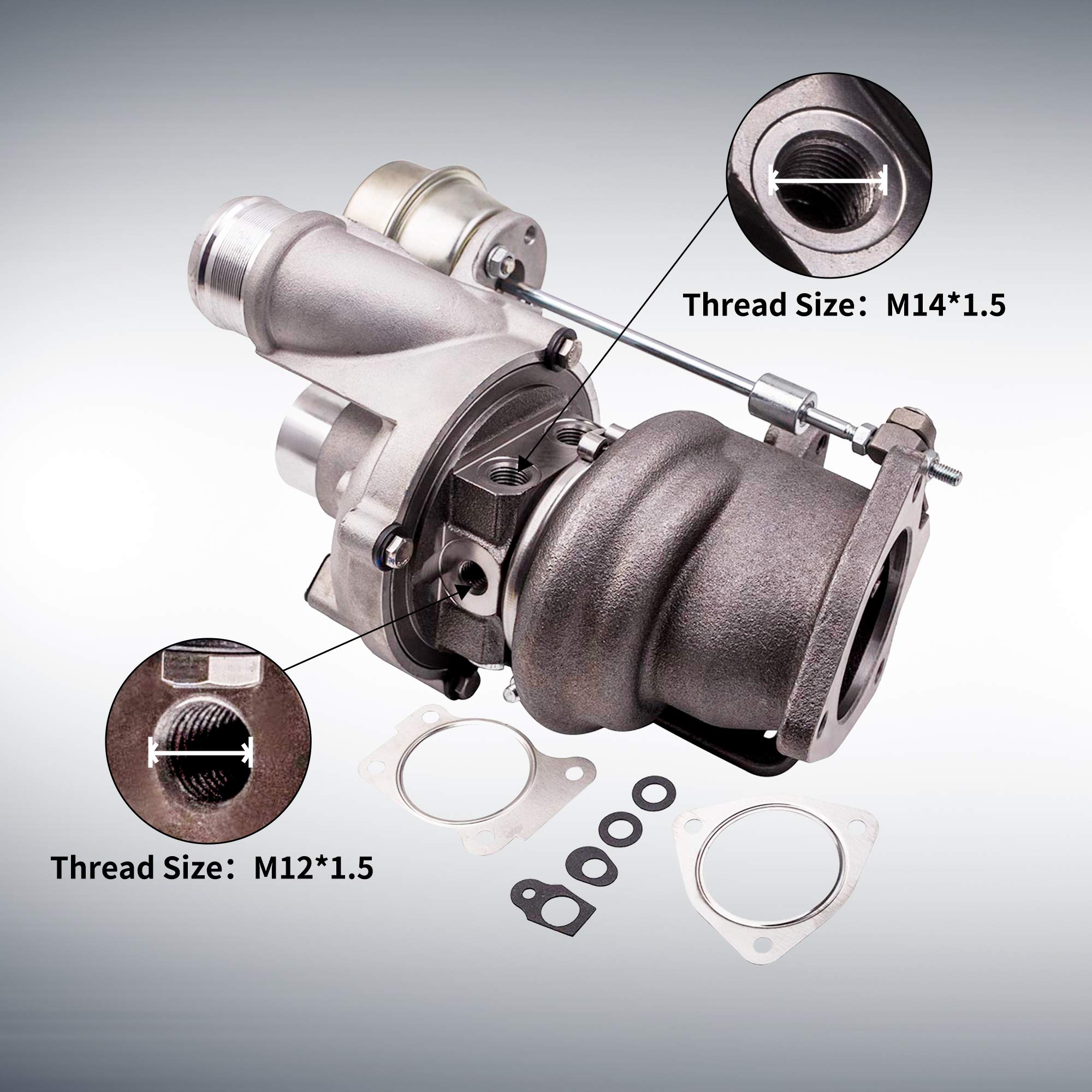 maXpeedingrods Turbocompresor para BMW Mini Cooper S R55 R56 R57 R58 R59 R60 R61 EP6DTS N14 135 kW / 184 CV 5303990011 53039880163 EP6