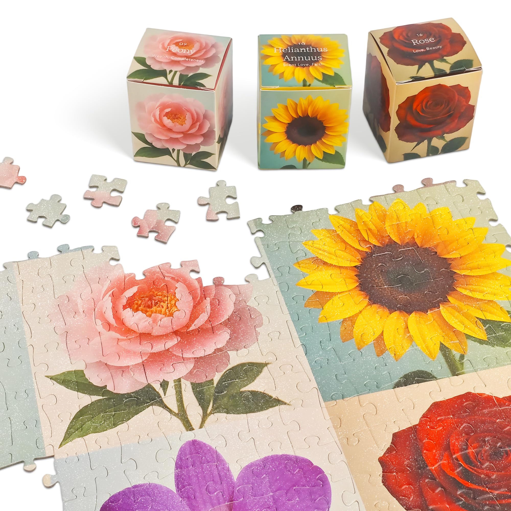 Amazon.com: rokt&razo, Flower Speaks, 24 Mini Pack, 1000 Pieces