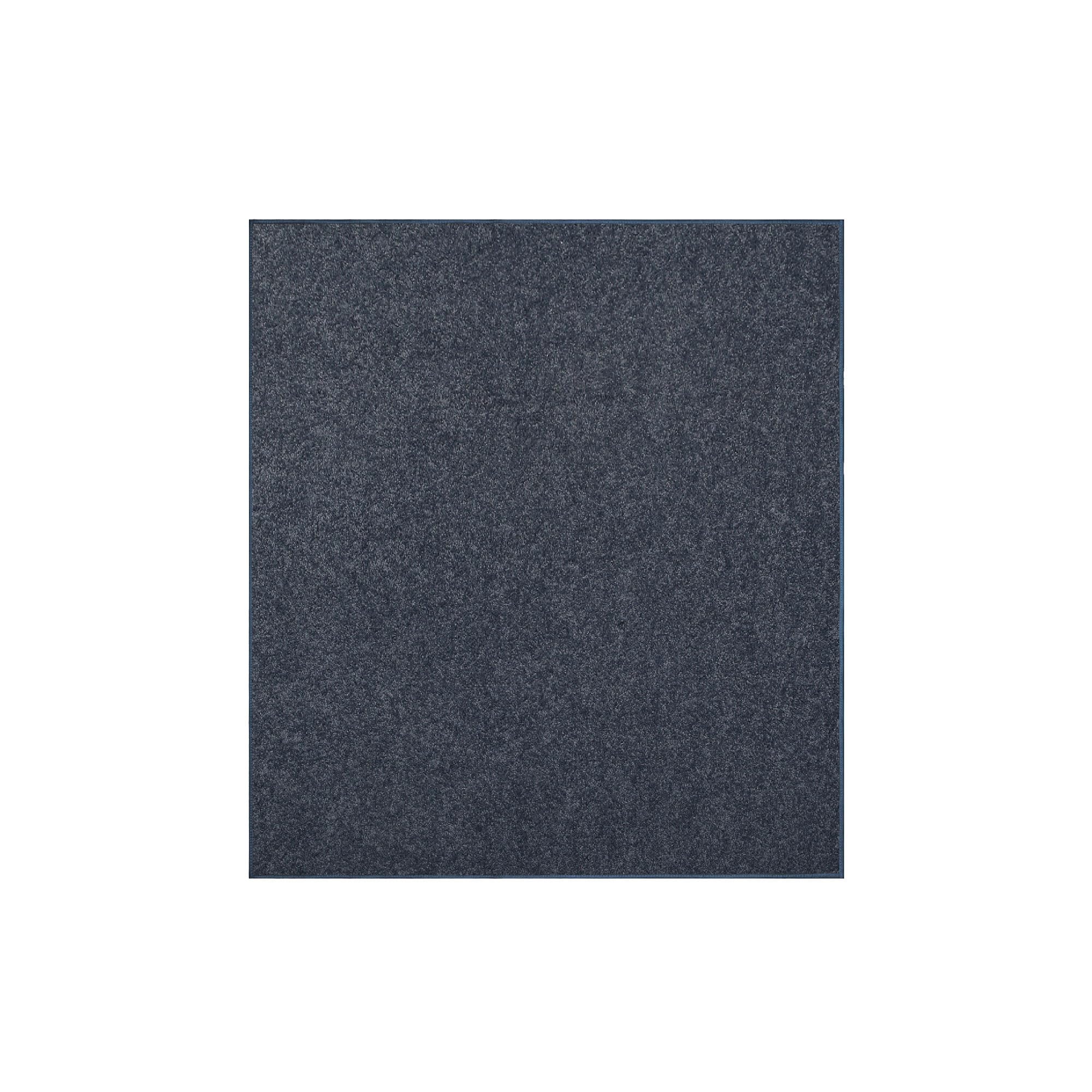 Ambiant Pet Friendly Solid Color Area Rugs Petrol Blue - 7' Square, Indoor, Stain Resistant, Perfect for Living Room, Bedroom, Dining Room, Entryway,