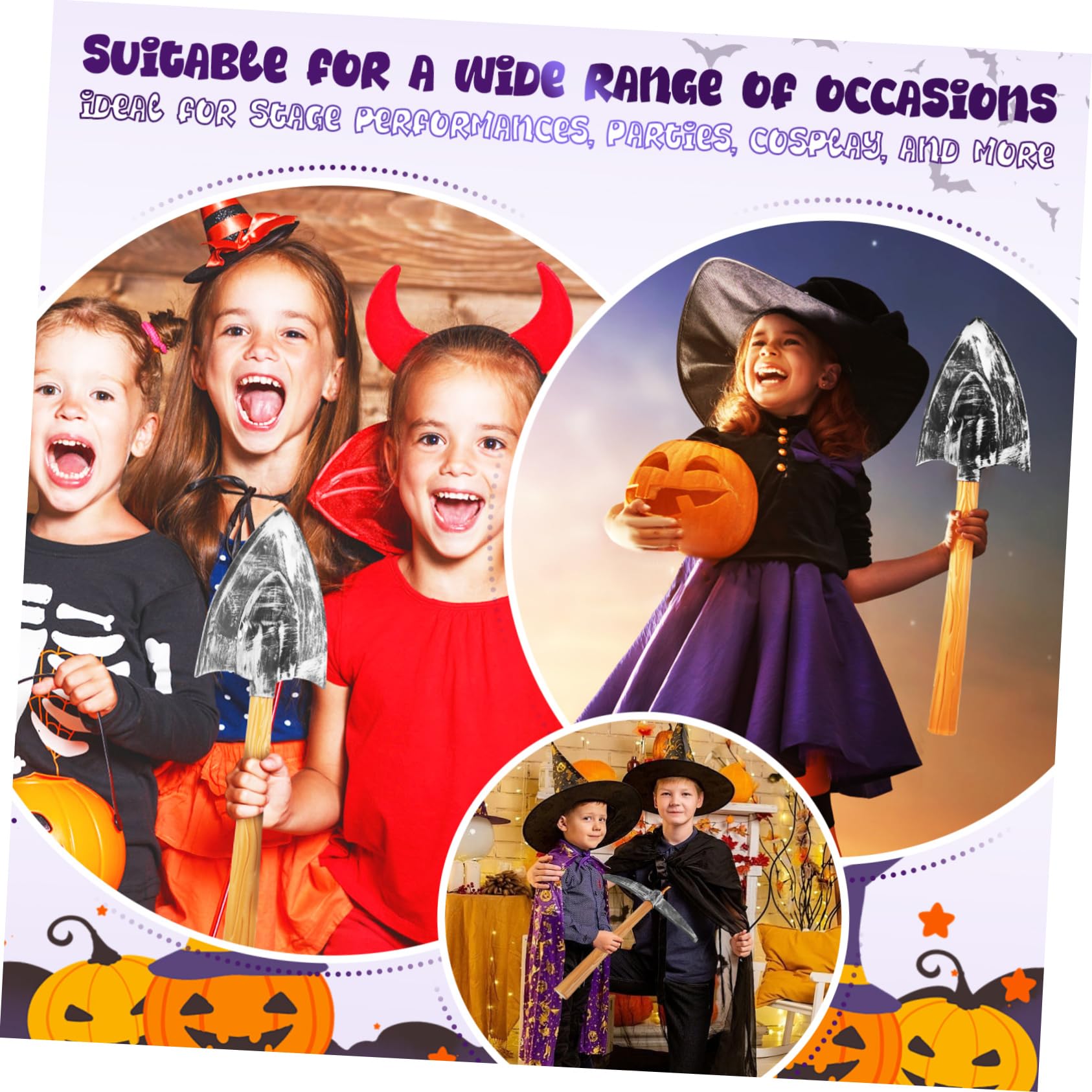 Cabilock 2 Set Piccone e in Schiuma per Cosplay Accessori per Costumi da e Feste Prop Leggero e Resistente per Spettacoli Teatrali e