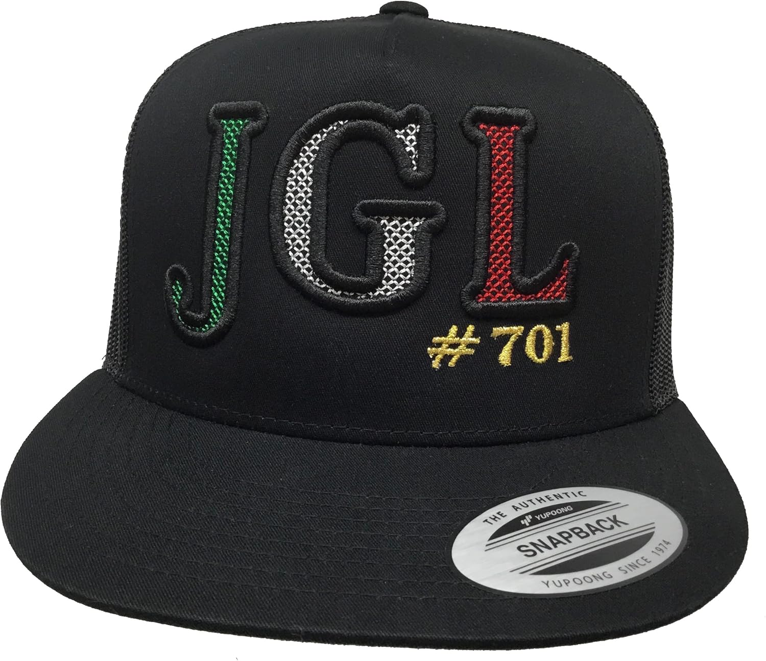 Mexico JGL Black LE Chapo GUZMÁN hat Black mesh Snapback
