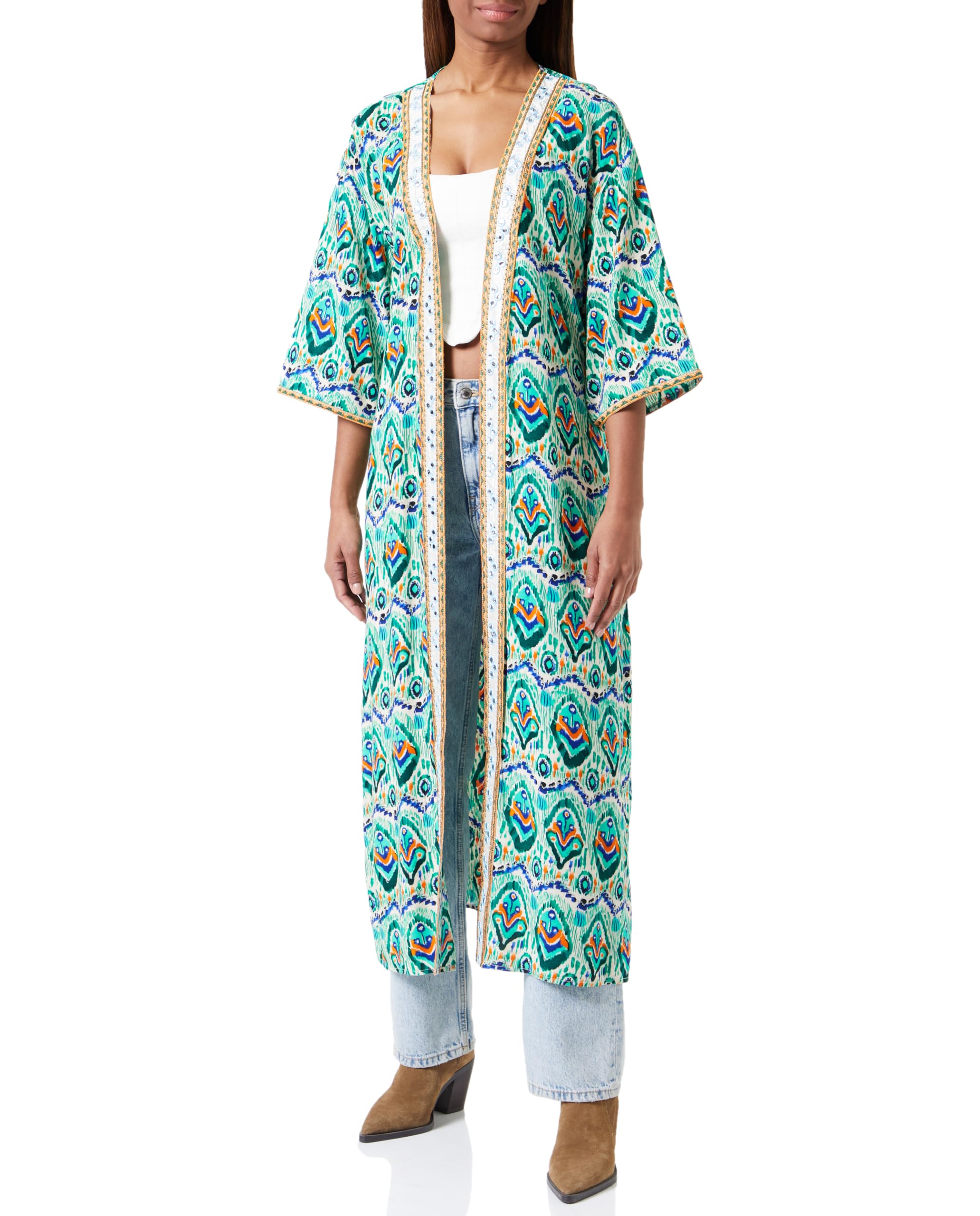 Kimono para mujer ZITHA con acabados premium y caída elegante 5