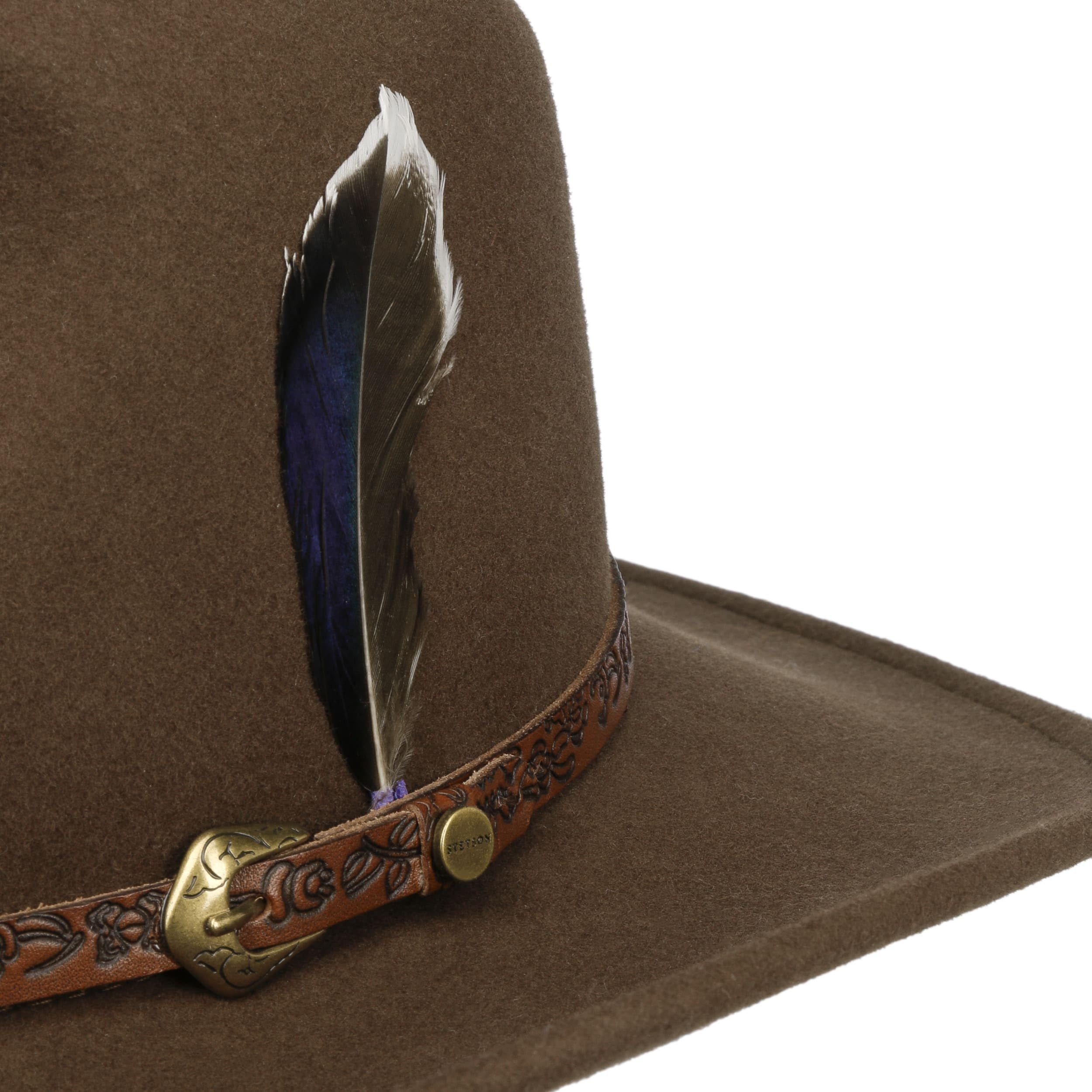 STETSON Norbeck kapelusz kowbojski zgniatany filc welniany Meski Jesien Zima