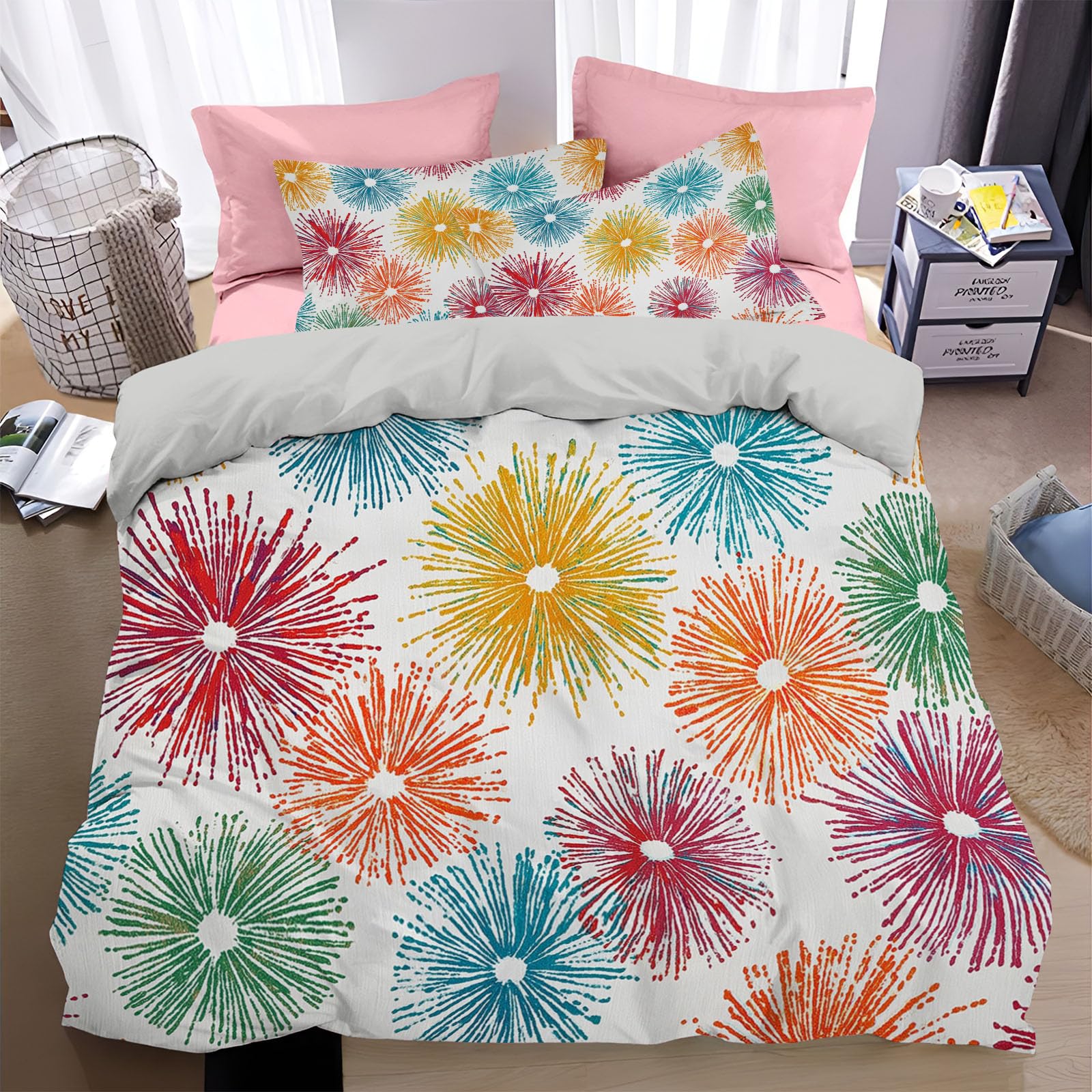 Parure de lit réversible 240x260 éclatante pour un couchage haut de gamme