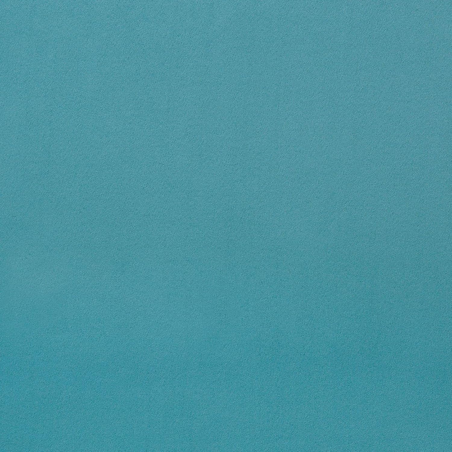 EXCLUSIVE HOME Sateen Twill Woven Room Darkening Blackout Grommet Top Curtain Panel Pair, 52"x84", Teal