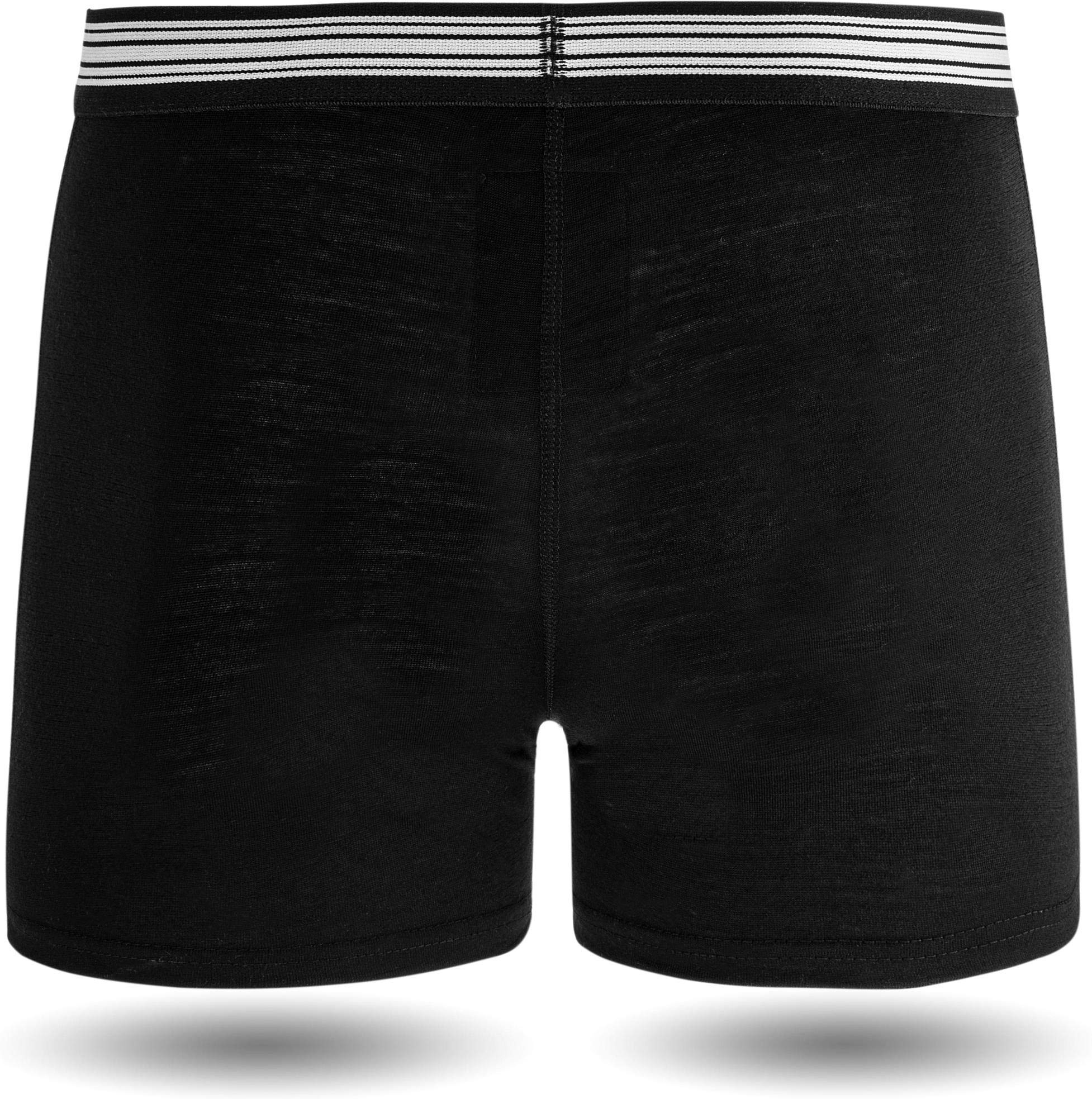 normani 2er Pack Herren Merinounterhose Boxershorts Funktionsunterwäsche 100% Merinowolle Sporthose (S-XXL)