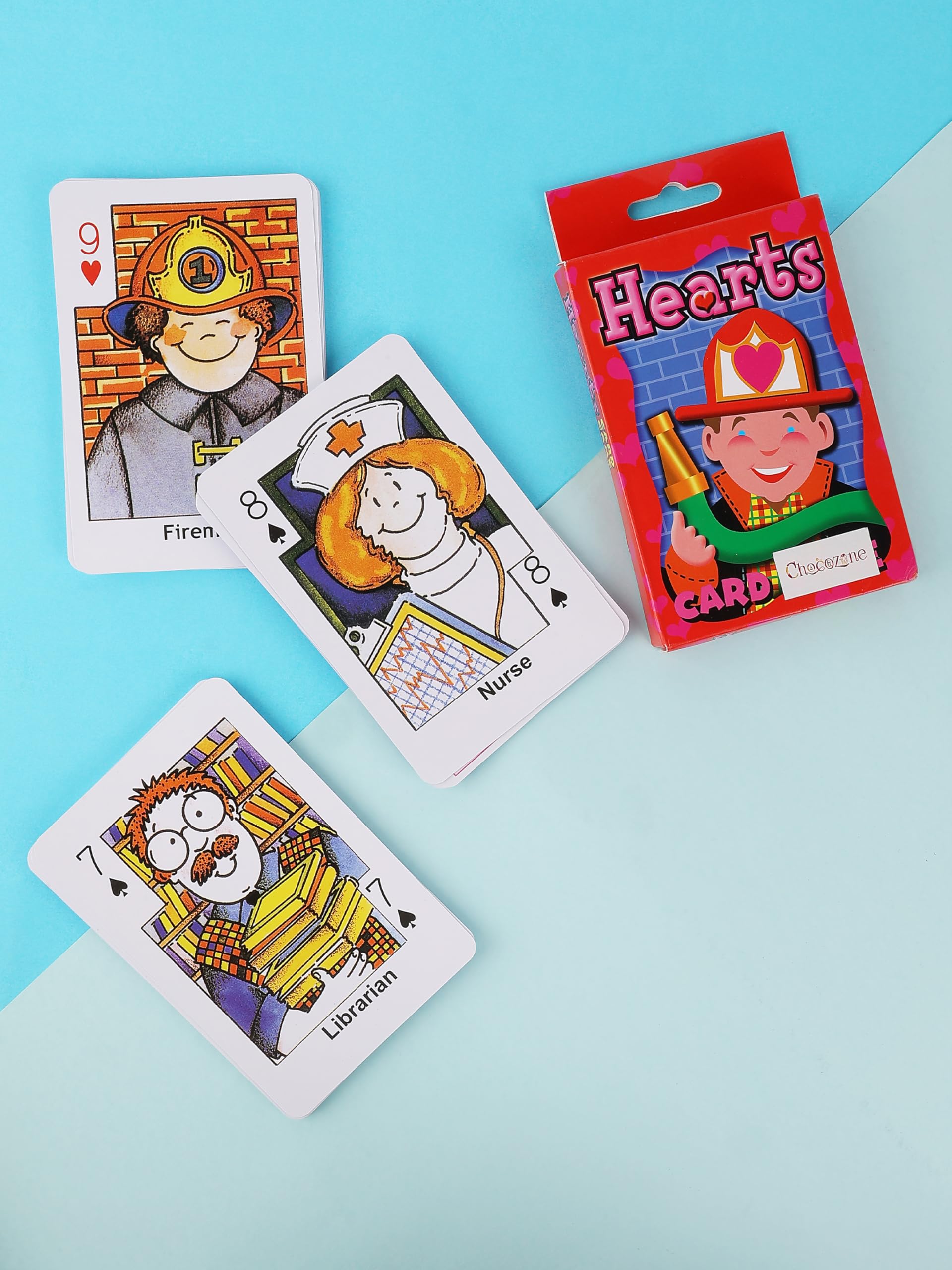 Chocozone Card Games for Kids Crazy Hearts Game Classic Family Games Toys for 4+ Years Old Kids (B0DG637565) Amazon Price History, Amazon Price Tracker