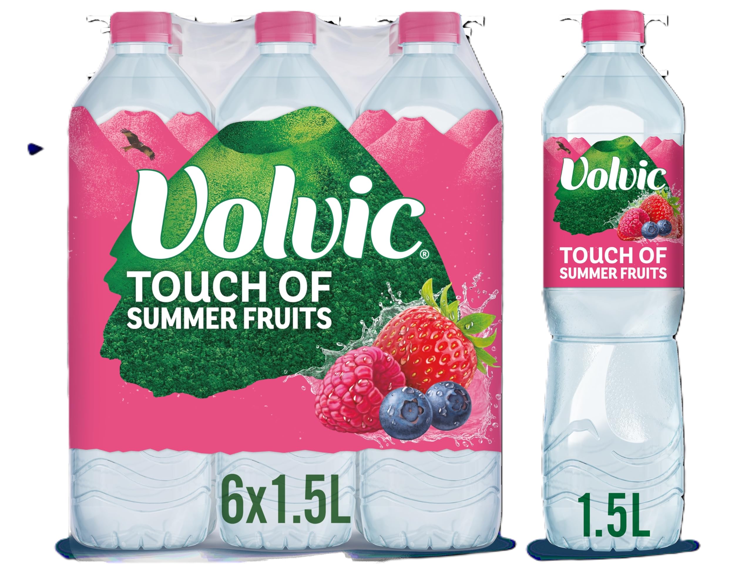 Touch of Fruit Summer Fruits Still Flavoured Water Multipack 6x1.5L