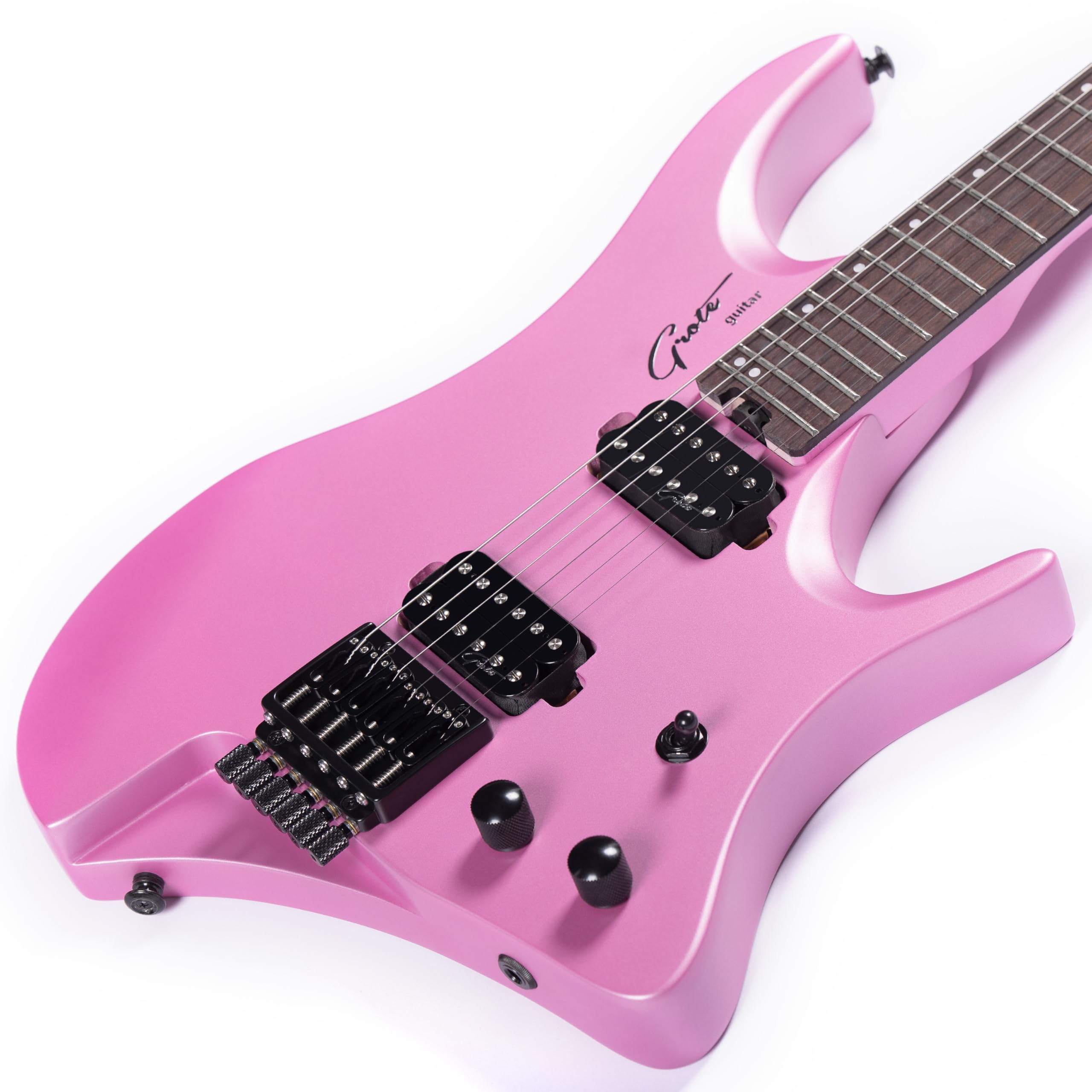 Amazon | グローテ ヘッドレスエレキギター ソリッドマホガニーボディ