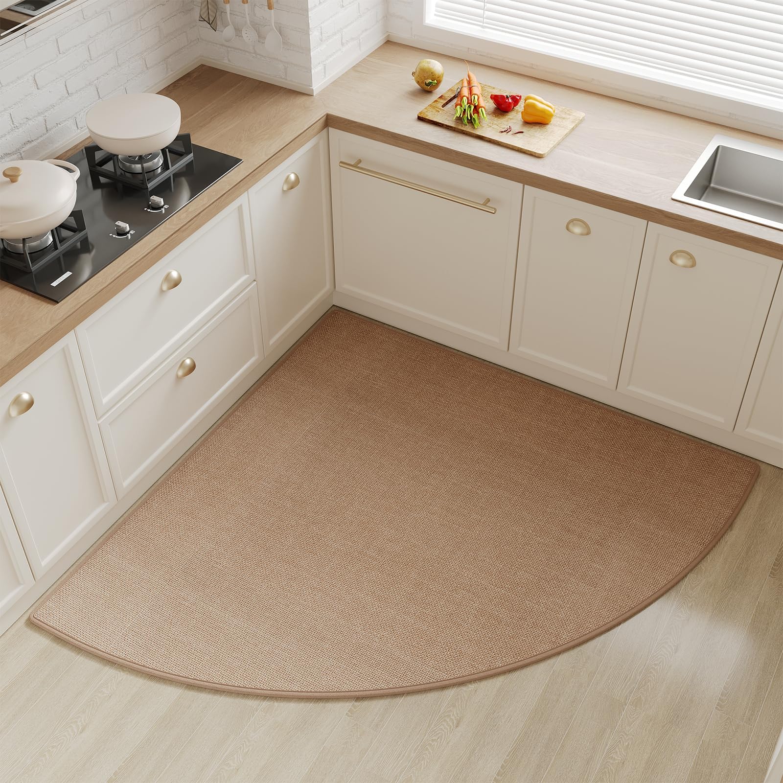 Amazon.com: Eanpet Triangle Kitchen Mat for Floor Quick Dry Kitchen ...