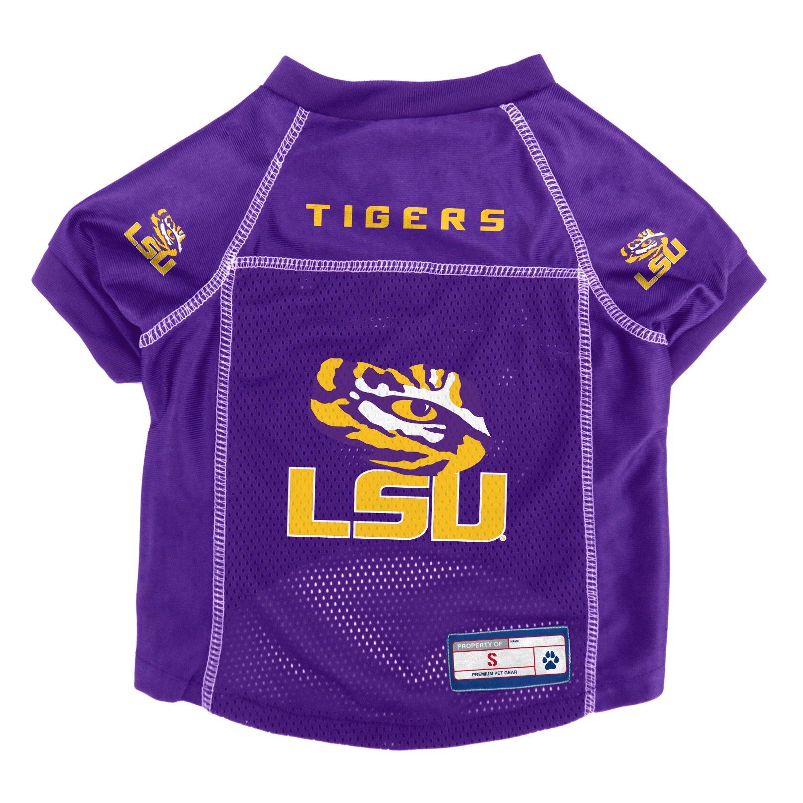 Littlearth LSU Tigers NCAA Basic Pet Jersey