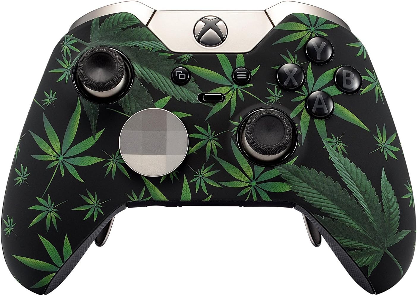 420 Black Rapid Fire Custom Modded Controller Compatible with Xbox One Elite 40 Mods for All Major Shooter Games, Auto Aim, Quick Scope, Auto Run, Sniper Breath, Jump Shot, Active Reload & More