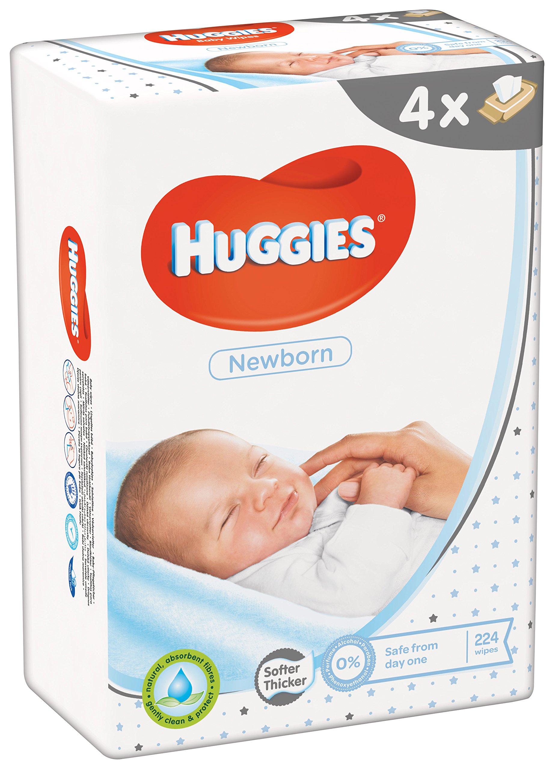 Huggies Newborn Quad Pack Wipes X 56 Count Desertcart Seychelles