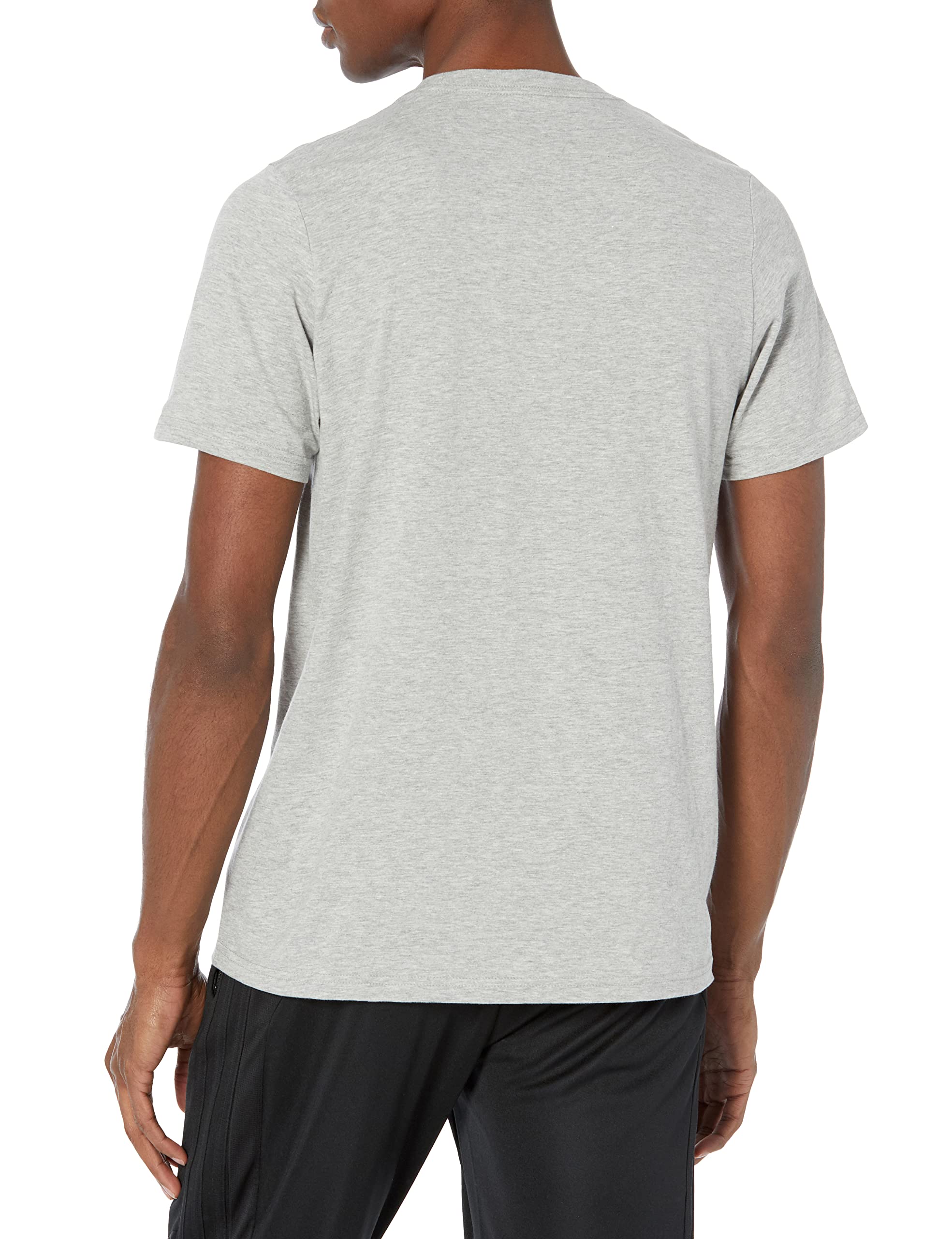 adidas Men's Camo Badge of Sport Graphic Tee, Medium Grey Heather, Small