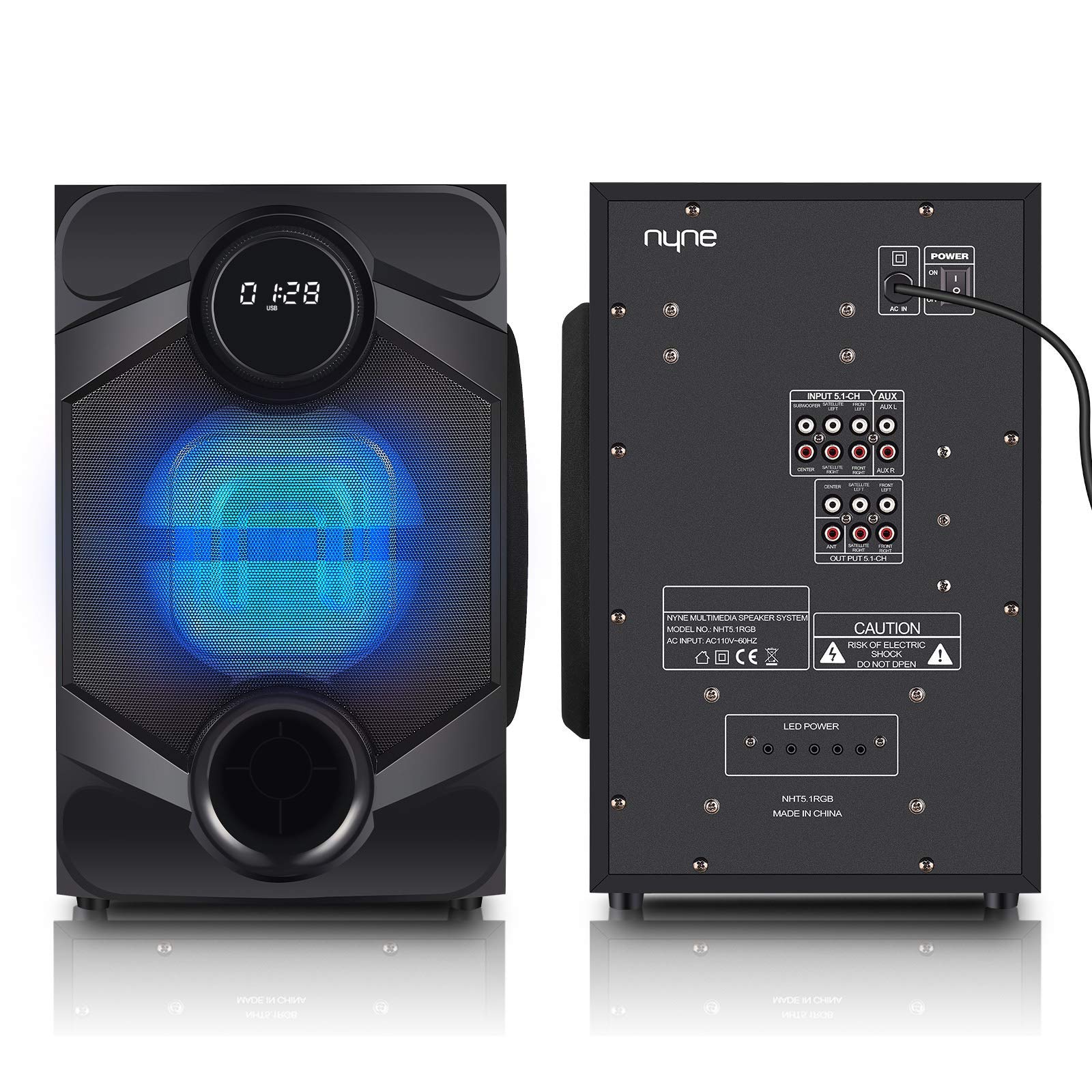 Buy Nyne NHT5.1RGB 5.1 Channel Home Theatre System Bluetooth, USB, SD