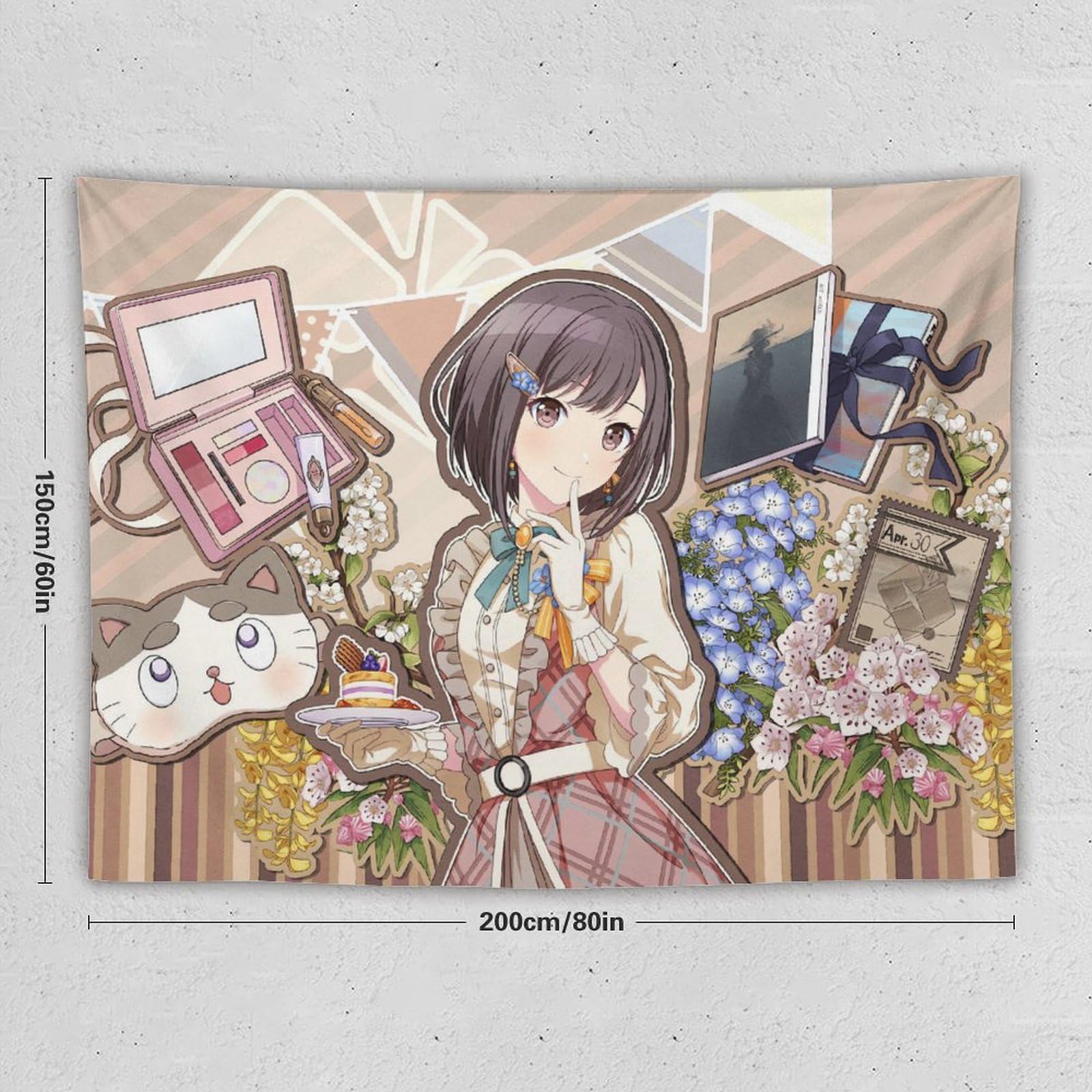 Amazon.co.jp: 東雲絵名 タペストリー 大判 アートワーク・ポスター