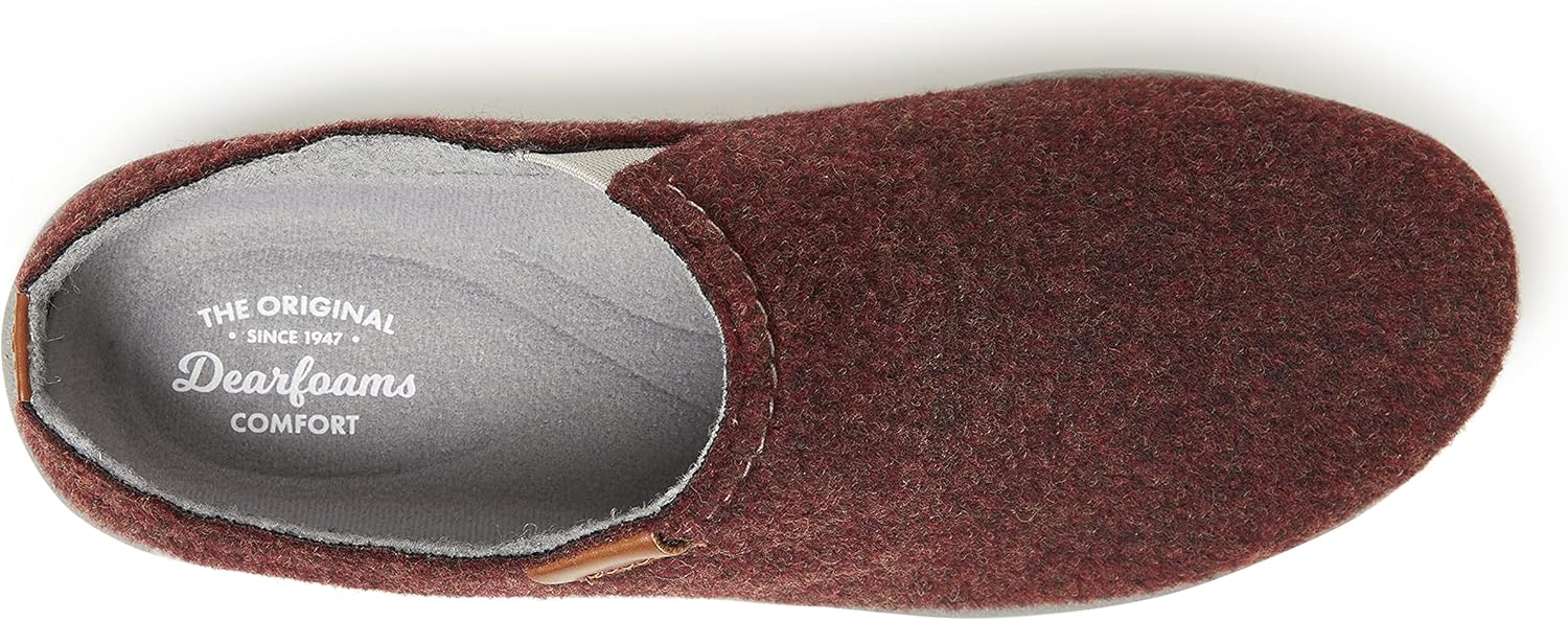 Dearfoams Women's Original Comfort Gianne Mule, Rose, 8