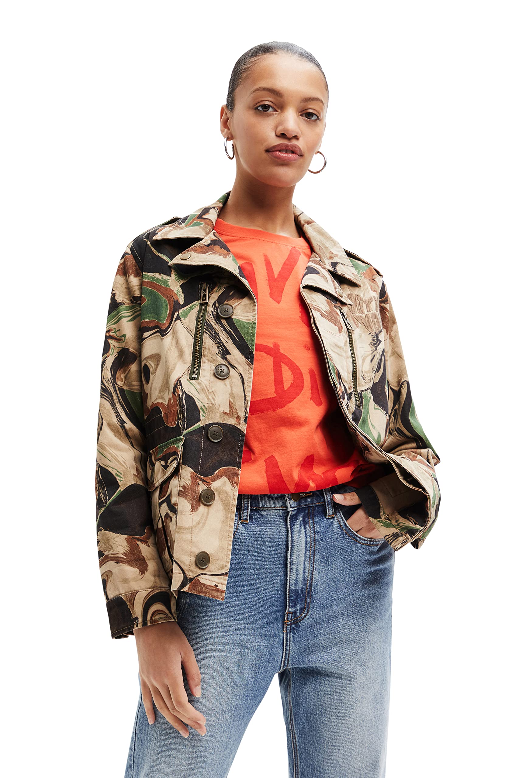 Desigual Chaq_holly, 6004 Arena, parka uomo Donna