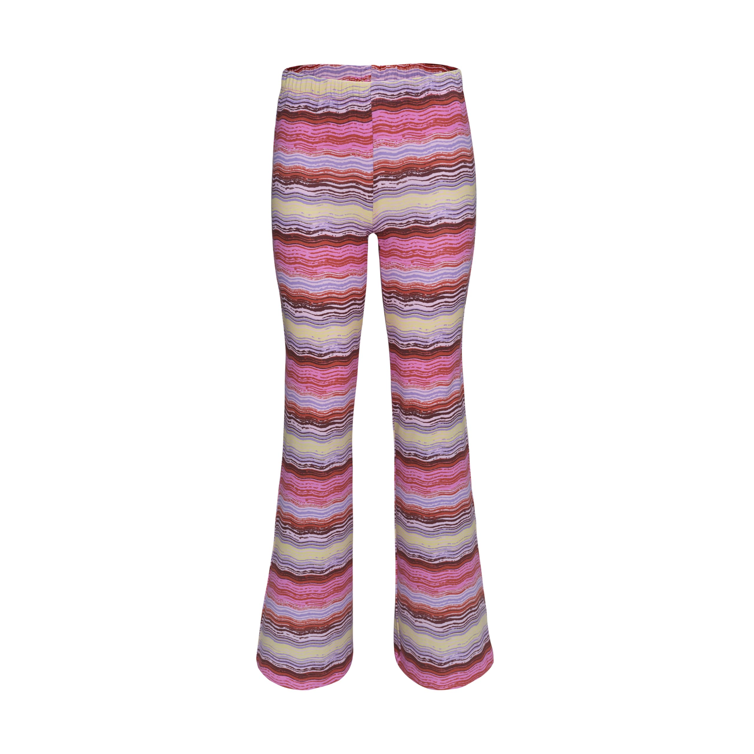 Billabong Girls' Tell Me Elastic Waist Flared Pants, High-Waist, Pull-on Closure