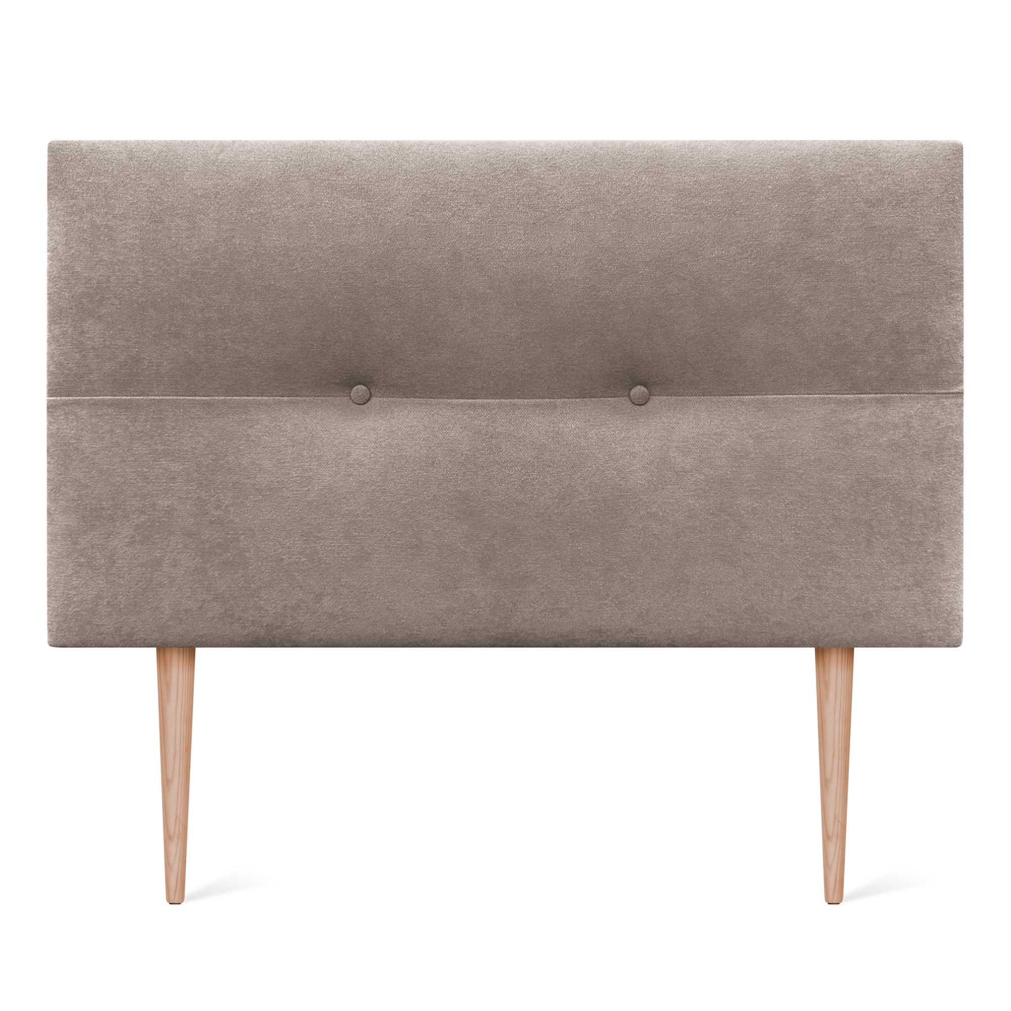 DHOME Cabecero de Polipiel o Tela AQUALINE Pro cabeceros Cabezal tapizado Cama Lujo (Tela Tierra, 95x105cm con Patas (Camas 70/80/90))