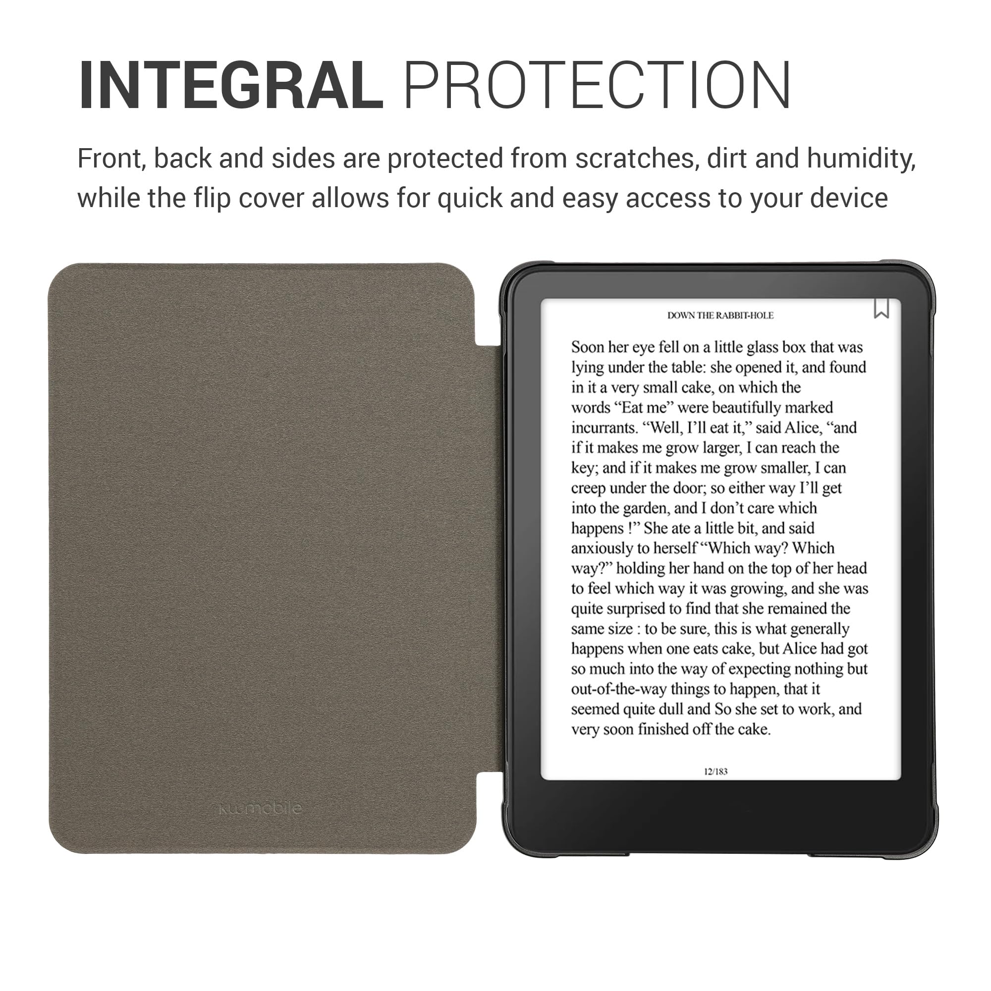 Kindle Paperwhite ブラック コルク風カバーつき Amazon.co.jp: kwmobile Amazon Kindle Paperwhite (2024)/Colorsoft