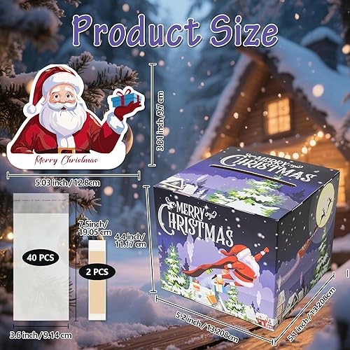 Vista 16 de Caja de dinero para regalo en efectivo, caja de regalo de Feliz Navidad, caja de regalo sorpresa, caja de dinero con soporte para dinero en efectivo