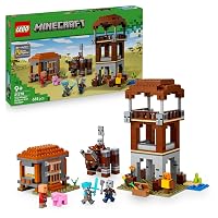 LEGO Minecraft L’Avamposto del Saccheggiatore e Predone - Giocattolo con Figura Snodabile