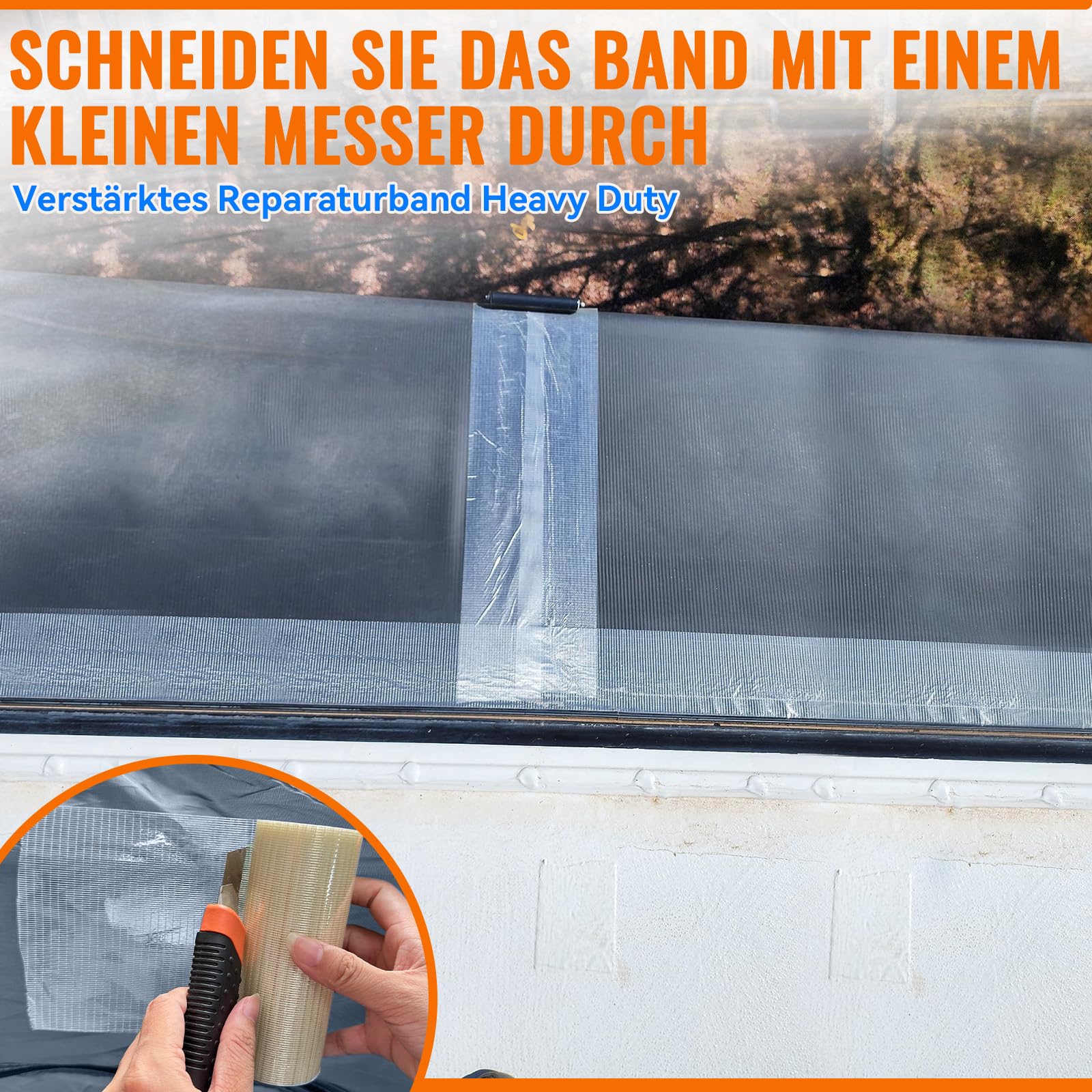 Birllaid RV Markise Reparaturband für Markisen 15cm x 9 m
