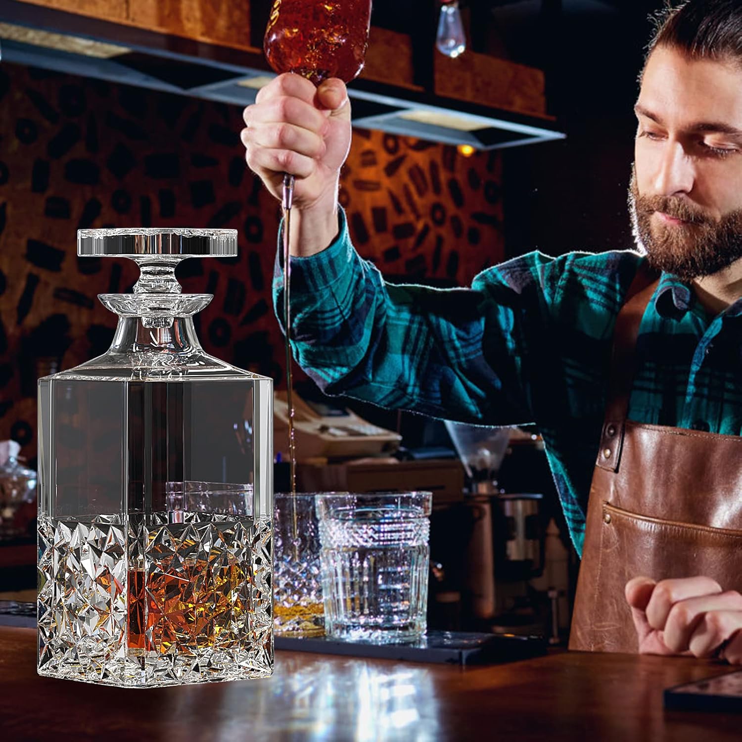 Crystal Liquor Decanters 49 81zYAmorBCL. AC SL1500