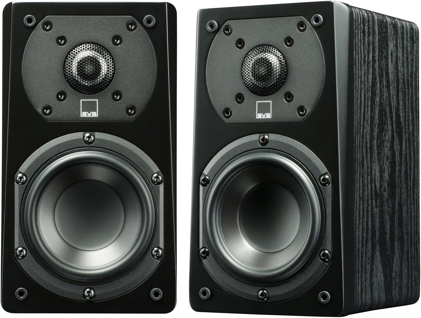 Prime Satellite Speakers (Pack of Two) Black Ash