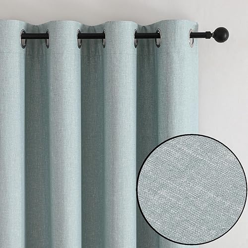 Miniatura 2 de Airwill Cortinas opacas para sala de estar, cortinas de oscurecimiento de habitación, cortinas con aislamiento térmico y ojales, cortinas opacas de